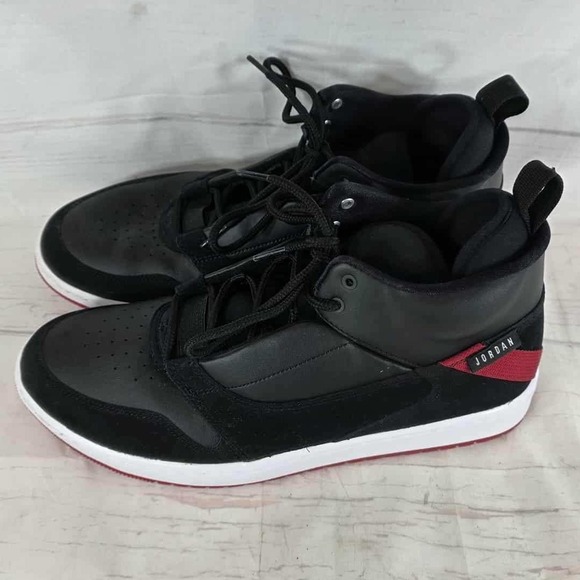 Nike Air Jordan Fadeaway Black White Red Sneakers Shoes AO1329-023 Men's Size 11